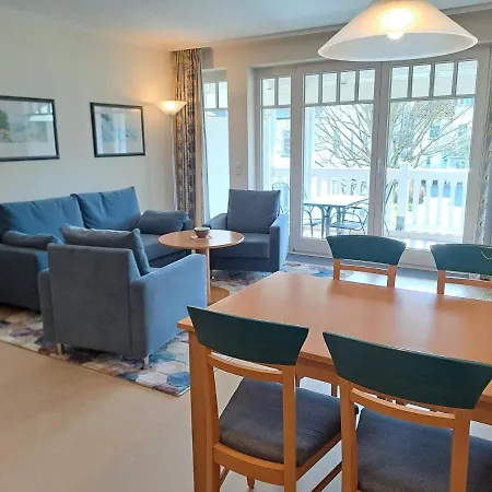 Duenenpark - Komfort Mit 1 Schlafzimmer Und Balkon Im Obergeschoss 243