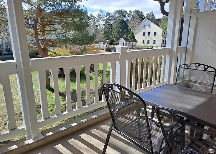 Duenenpark - Komfort Mit 1 Schlafzimmer Und Balkon Im Obergeschoss 243 * Binz